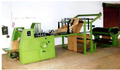 3 Hp 1440 Rpm Electric Brown Paper Carry Bag Making Machine