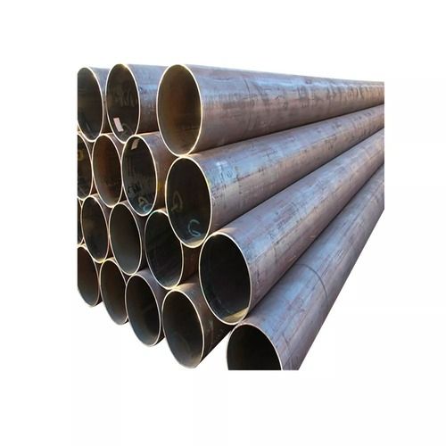 4 Inch 8 Mm Galvanized Mild Steel Round Pipes, 6 Meter Length
