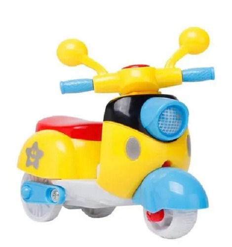 Multicolor A  13X12X7 Cm Premium Quality Pvc Plastic Friction Toy Scooter