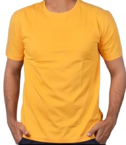 Casual Wear Comfortable Short Sleeves O Neck Plain Cotton T Shirts For Mens Age Group: Adult