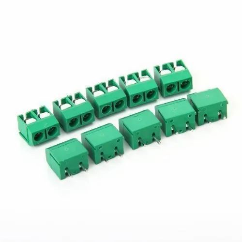 Aluminum Alloy Panel Mounting Green Terminal Blocks Pcb