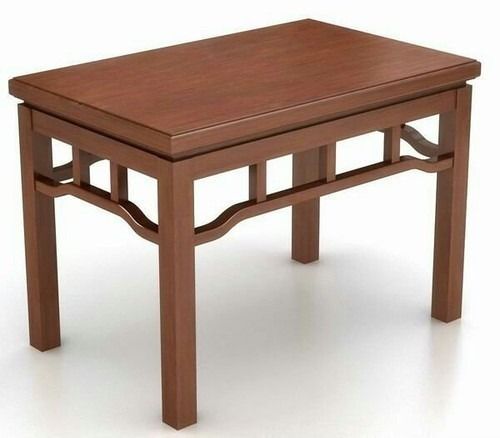 Machine Made Polish Finish Durable Indoor Wooden Table