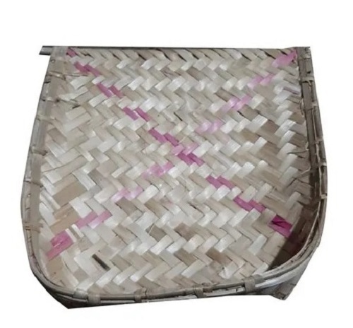 Rice Cleaner - Bamboo Material, Standard Size, Brown Color - Easy to Operate, Lightweight, Easy to Clean
