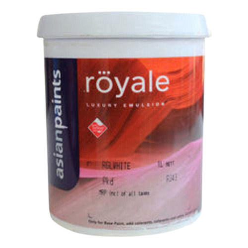 Any Color 1 Liter High Gloss Royal Luxury Emulsion Paint For Interior 