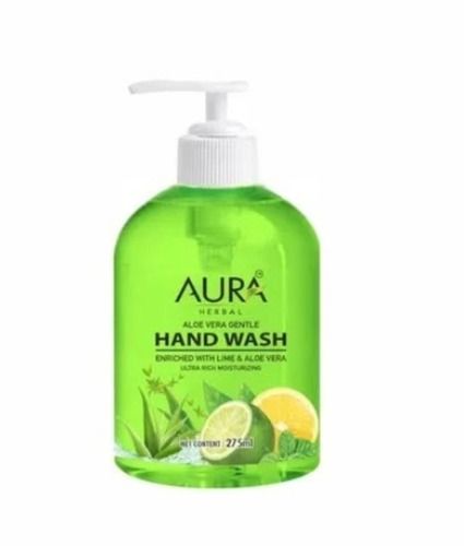275 Ml Lemon And Aloe Vera Fragrance Antibacterial Liquid Hand Wash 