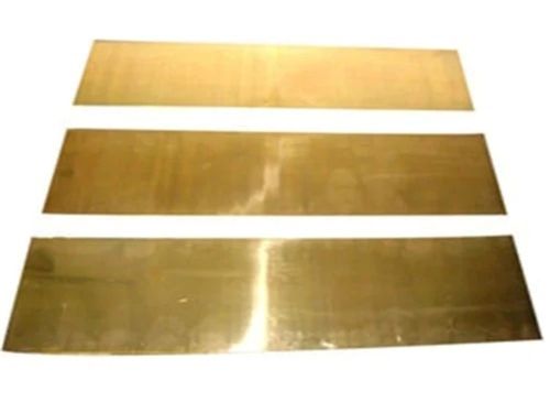  गोल्डन 50 X 250 X 2 Mm 10 ग्राम Astm स्टैंडर्ड करप्शन रेसिस्टेंट ब्रास स्ट्रिप्स 