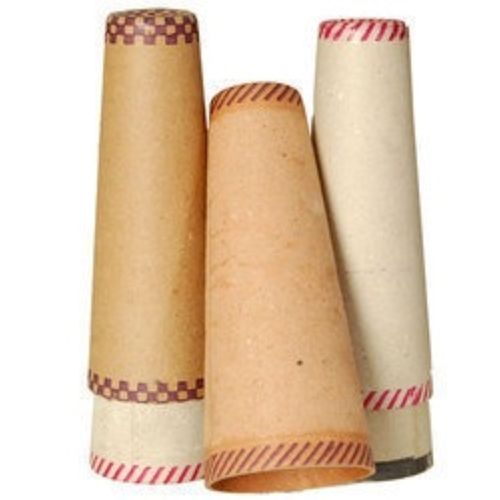7 Inches 70 MM Kraft Paper Mill Board Plain Cone For Textile Industry