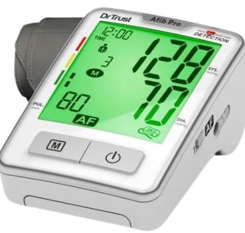 8.2X4.1X2.5 Inches 250 Grams Plastic Body Digital Blood Pressure Monitor  Measuring Method: Arm