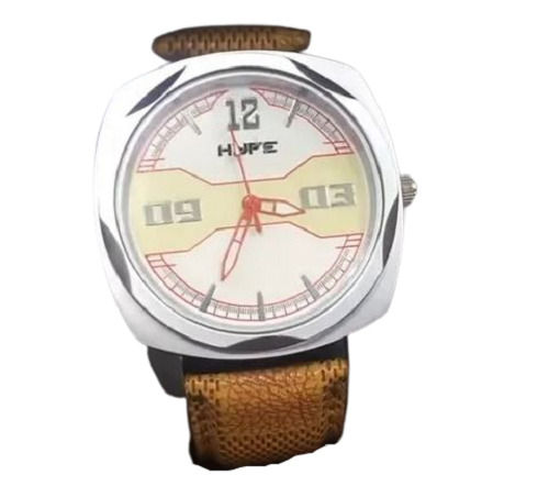 analog type plastic round dial fashion wrist watch 650