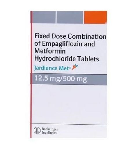 Metformin Hydrochloride Tablets Jardiance Met 12.5 Mg By 500 Mg Tablet