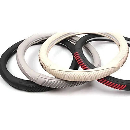 Non Slippy Wear Resistant Low Maintenance Pu Leather Steering Wheel Cover Vehicle Type: Car