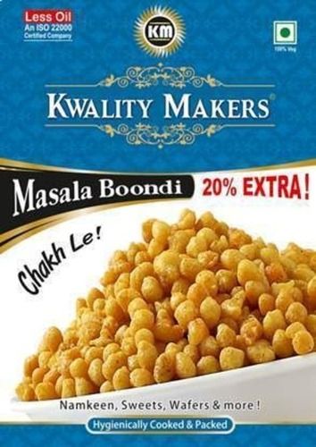 Salty And Crunchy Ready To Eat Fried Masala Boondi Namkeen Carbohydrate: 4 Grams (G)