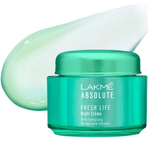 Smudge Proof Refreshes And Rejuvenates Lakme Absolute Fresh Life Night Cream