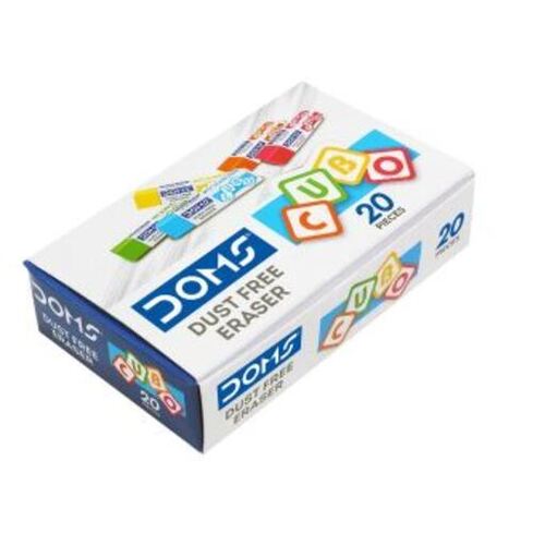 रबर 3.1 इंच बहुत नरम और धूल मुक्त आयताकार इरेज़र, 20 पीस पैक