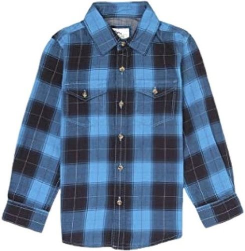 Boys Checked Pattern Full Sleeve Style Casual Wear Cotton Shirt