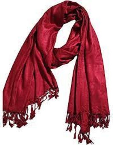 Fashionable And Comfortable Red Soft And Light Weight Viscose Stoles