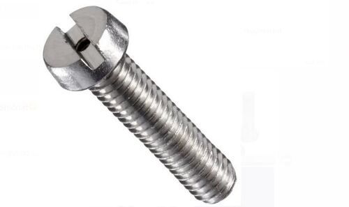 Silver Lightweight Polished Stainless Steel Cheese Head Machine Screw 