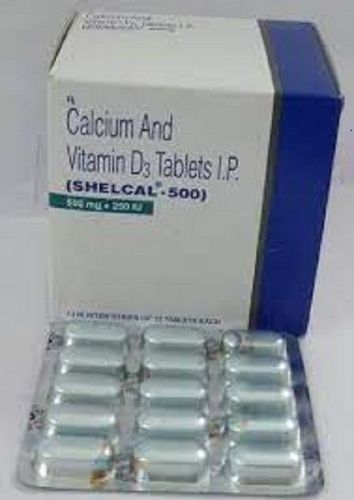 Vitamin D3 And Calcium Tablets Shelf Life: 2 Years