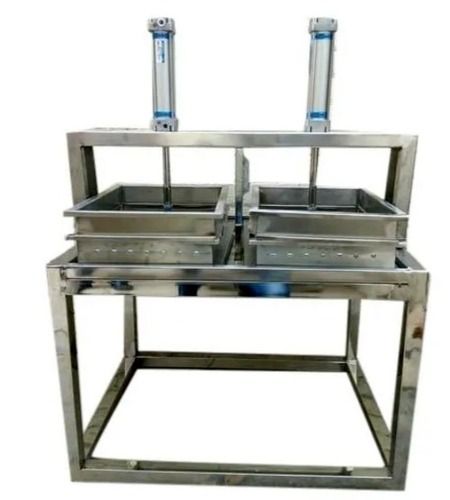 White 100 Kg/Hr 240 Voltage Semi Automatic Stainless Steel Paneer Press Machine