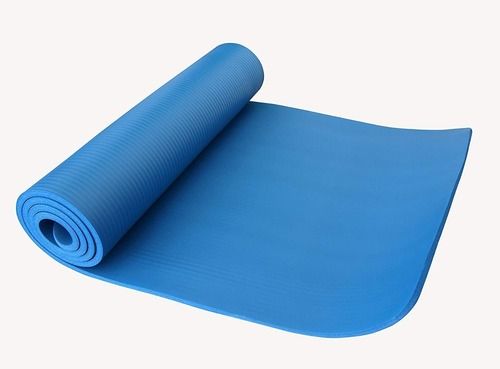 3.4 Mm Thick Light Weight Rectangular Soft Plain Pvc Plastic Yoga Mat Back Material: Rubber Tpr