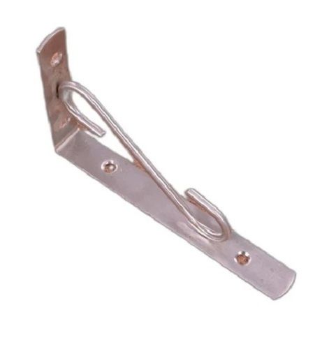 Furniture Accessories 7 Inches Long 5 Mm Thick L Shaped Polish Finished Stainless Steel Bracket