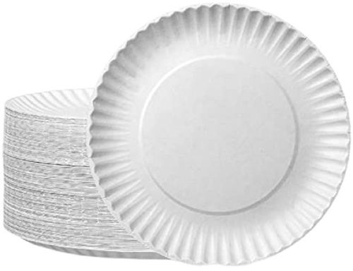 9 Inch Round Shape Disposable Paper Plate Use For Weddings Party Event