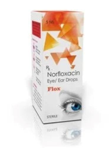 Light Weight Liquid Form Antibiotic External Use Norfloxacin Eye Drops For Adults