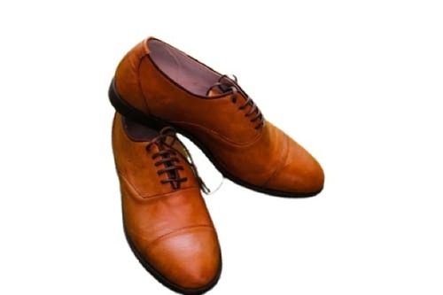 Men Semi Round Toe Attractive Soft Comfortable Formal Wear Leather Shoe