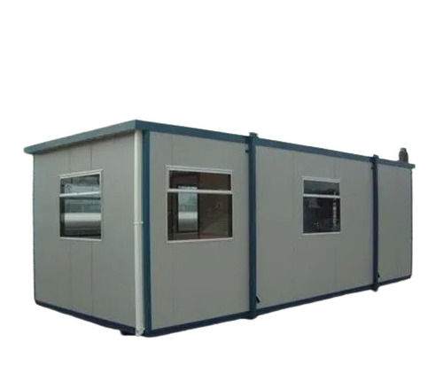 Metal And Aluminum Sheet 5.8 Mm Thick Wall Portable Site Office With Two Door  Floor Load: 200  Kilograms (Kg)