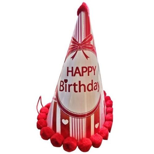 Indian Premium Quality And Durability Glossy Finish Paper Birthday Cap