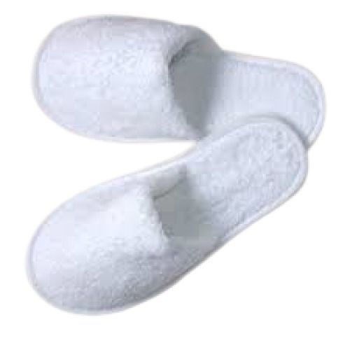 White Premium Quality And Durable Cotton Slip Bathroom Slipper For Ladies 