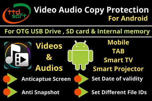 Video copy protection for Android Mobile , Smart TV ,TAB Projector @ Rs 99