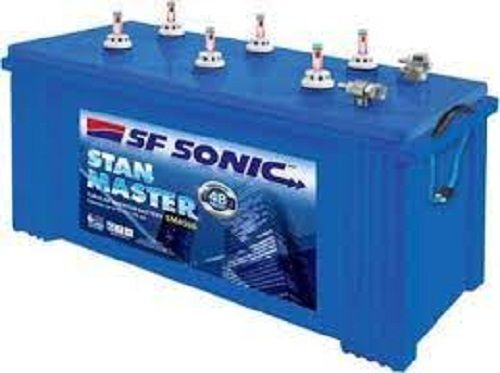 12 Volts Sf Sonic Acid Lead Batteries With A Plastic Cover