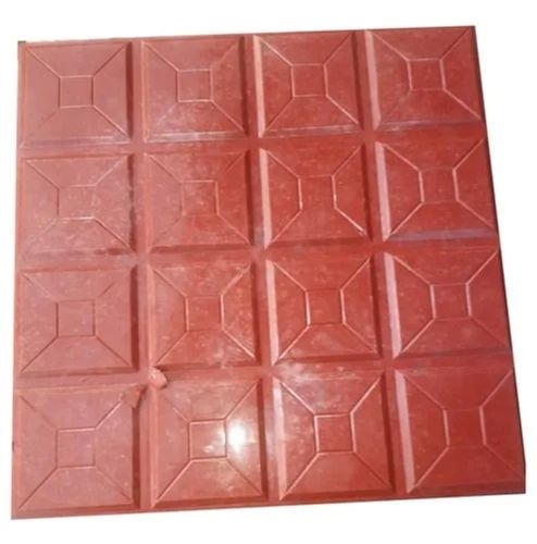 12 X 12 Inches Heat Insulated Non Slip Gloss Square Cement Parking Tile