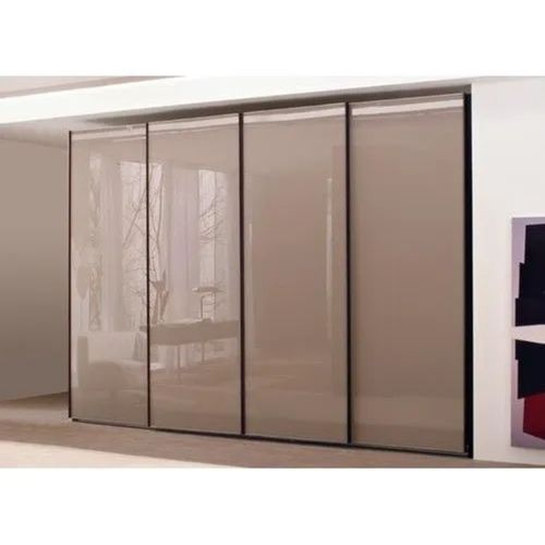 Champagne 3210 X 2000 Mm 25.5Kg Plain Pattern Finished Flat Tempered Lacquered Glass