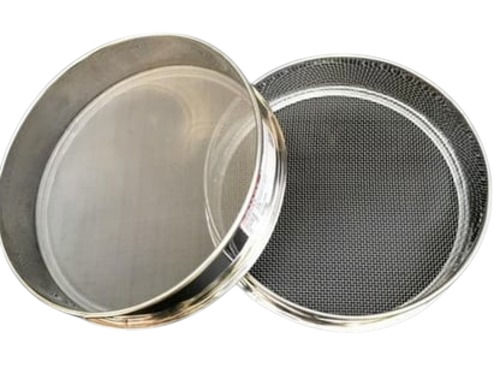 4.2mm Thick Rust Proof Stainless Steel Flour Strainer, Set 2 Pieces