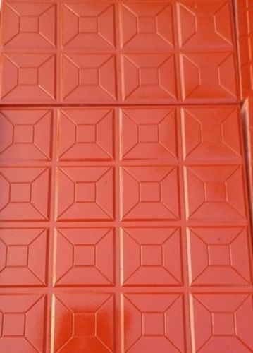 Non-Slip 8 Mm Thick Non Slip Square Edge Color Coated Concrete Interlocking Tile