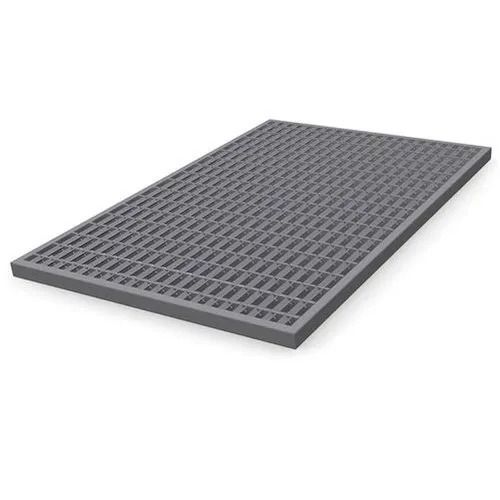 Silver Color Coated Mild Steel Heavy Duty Grating For Industrial Flooring