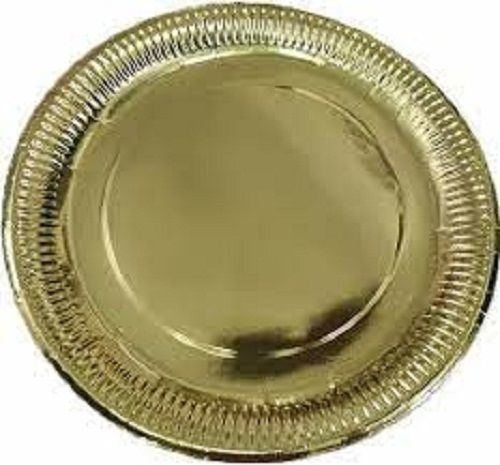 Eco-Friendly 10 Inch Size 120 Gsm Lightweight Disposable Paper Plates Application: Event And Party