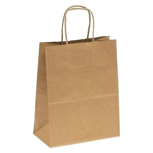 Eco Friendly And Premium Quality Patch Handle Kraft Paper Bags