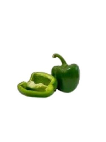 Farm Fresh Naturally Grown Round Shape Raw Green Capsicum