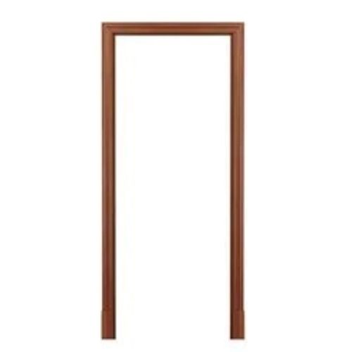 Brown Plain Finished Solid Wood Attractive Wpc Door Frame For Interior