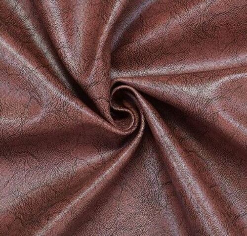1.1 Mm Thick 118x44 Inches Light Brown Waterproof Smooth Texture Plain Rexine Fabric - Ideal for Home Textile Projects, Soft & Versatile
