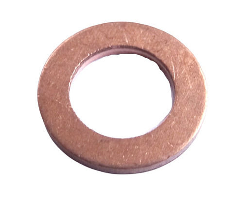 Brownness 12Mm Polished Finished Round Coper Washer For Fittings