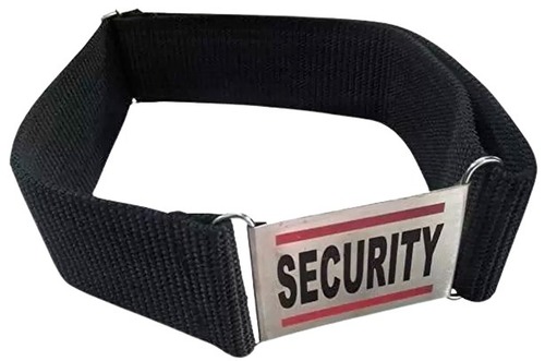 32 इंच पॉलिएस्टर फ़ैब्रिक और स्टेनलेस स्टील सुरक्षा गार्ड बेल्ट