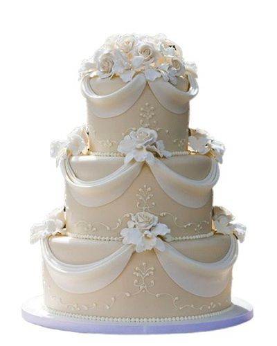 White Ball Shape Hygienically Packed Delicious Wedding Cake Additional Ingredient: Cream