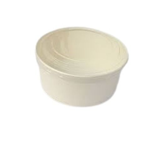 White Light Weight Round Shape Paper Container