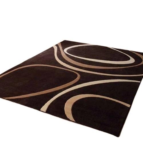 Lightweight And Durable Square Non Slip Printed Designer Carpet