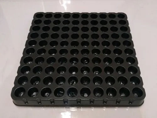 Lightweight Hard Hardness Pvc Hips 100 Cavity Pharmaceutical Square Vial Tray