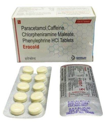 Recommnded By Doctor General Medicines Erocold Anti Cold Tablet Normal Temperature